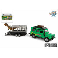 Kids Globe Land Rover dino transport die cast pb 29cm