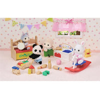 Sylvanian Families 5709 Baby's SpeelkamerBaby Panda & Konijn