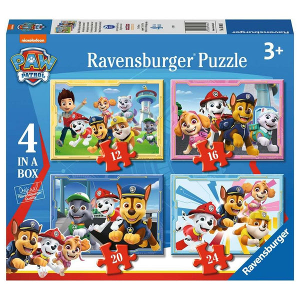 Puzzel 12+16+20+24 Paw Patrol