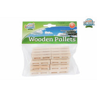 Kids Globe houten pallets 8 stuks 1:32 5x3,8x1cm