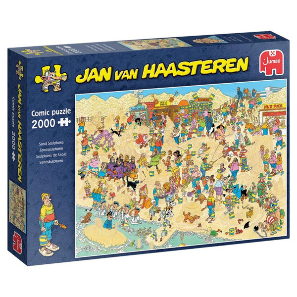 Puzzel Jan Van Haasteren Zandsculptur 2000 Stukjes