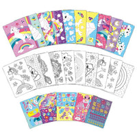 Totum Sticker By Number Boek Unicorn