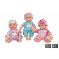 Babypop met 4 geluiden 3ass 25cm