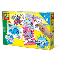 SES My First Kleuren met water - Fantasie dieren