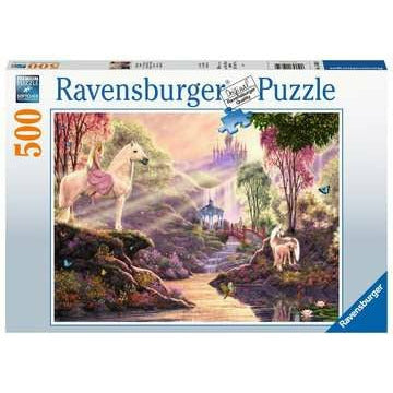 Puzzel 500 Sprookjes idylle meer