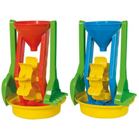 Strandset met zandmolen/watermolen
