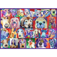 Puzzel 500BIG Kleurrijke honden