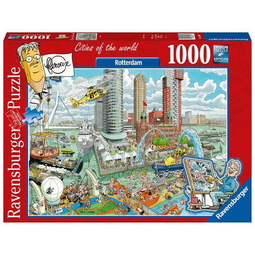 Puzzel 1000 Fleroux: Rotterdam