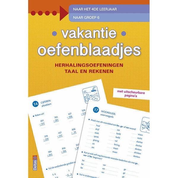 Vakantie oefenblaadjes - Naar het 4de leerjaar