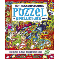 Het megasupercoole puzzel- en spelletjesboek