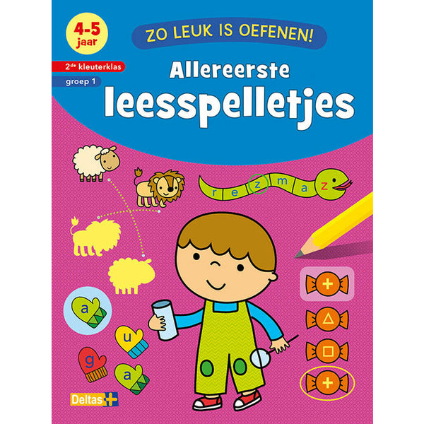 Zo leuk is oefenen! Allereerste leesspelletjes 4-5 j.