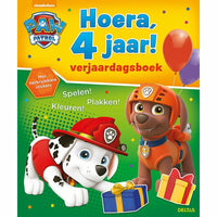 Paw Patrol Hoera, 4 jaar! Verjaardagsboek