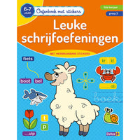 Oefenboek met stickers - Leuke schrijfoefeningen 6-7 j.