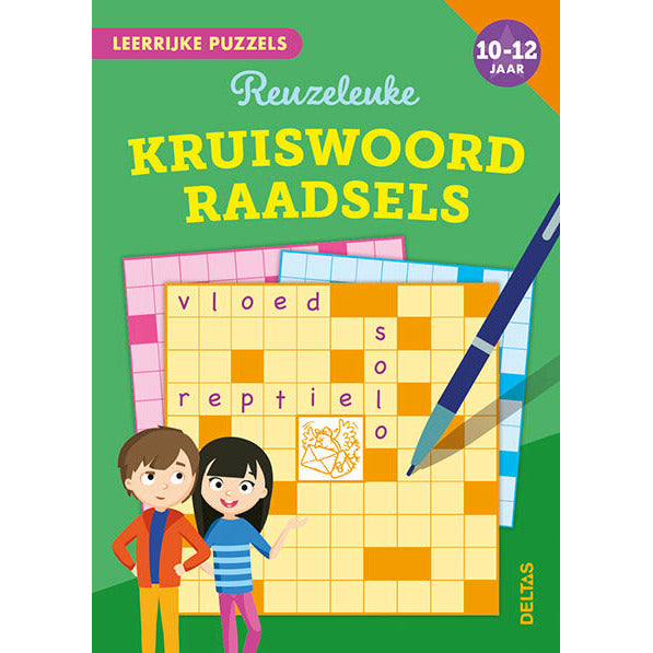 Leerrijke puzzels - Reuzeleuke kruiswoordraadsels 10-12 j.