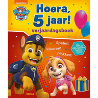 Paw Patrol Hoera, 5 jaar! Verjaardagsboek