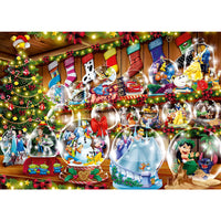 Puzzel 1000 Disney sneeuw kerst