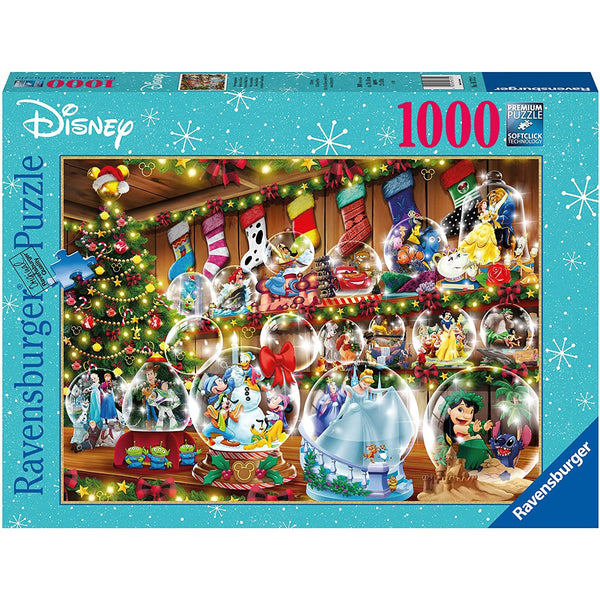 Puzzel 1000 Disney sneeuw kerst