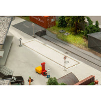 Melk losplaats+weegbrug FALLER