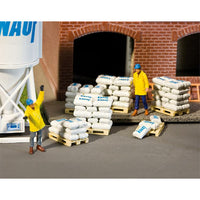 Gips silo+bouwkeet FALLER