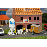 Gips silo+bouwkeet FALLER