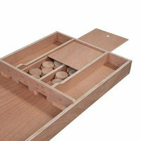 Sjoelbak 200cm onbehandeld