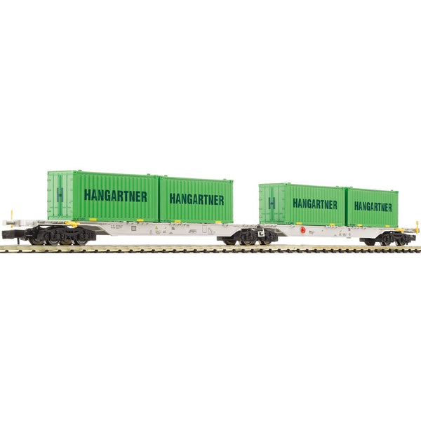 Containerdubbelwagen N groen