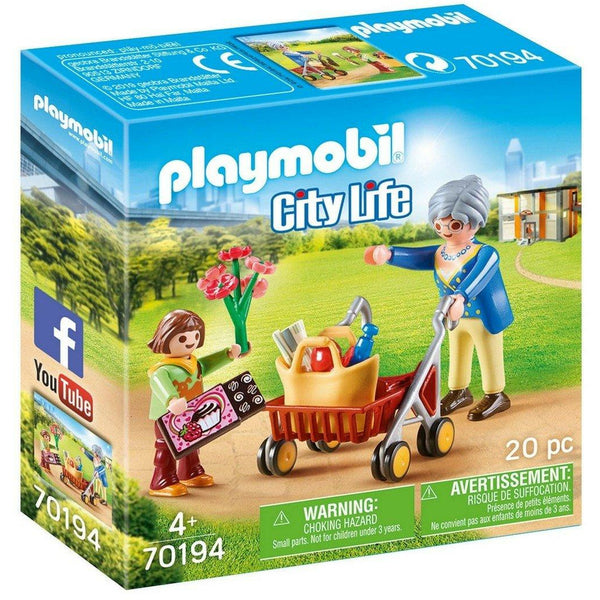 Oma met rollator Playmobil 70194
