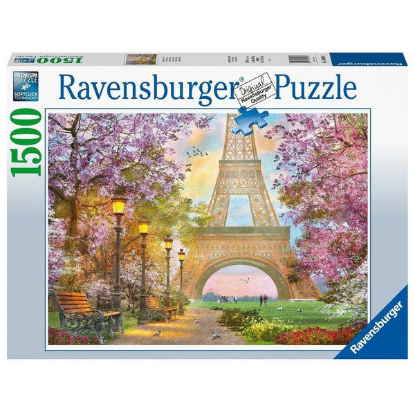 Puzzel 1500 Verliefd in parijs