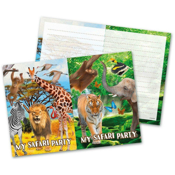 Uitnodigingen Safari: 8 stuks 62010