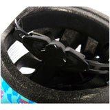 Volare Kinder Fietshelm - XS - Blauw Roze Bloemetjes - 47-51 cm - extra klein model