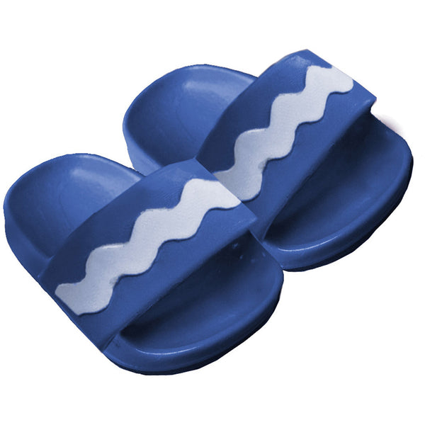 Bad slippers blauw