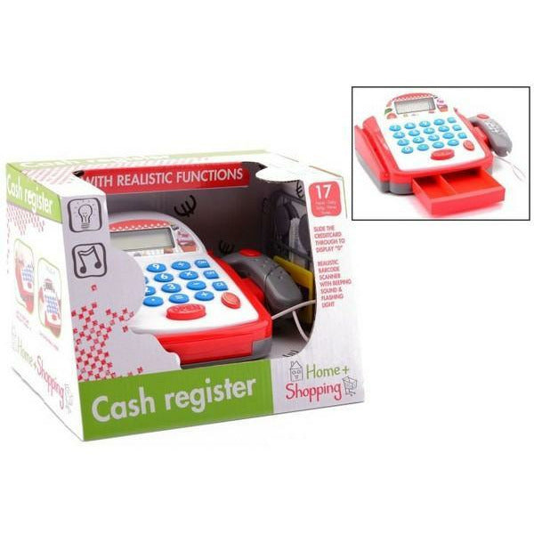 Kassa met licht en geluid