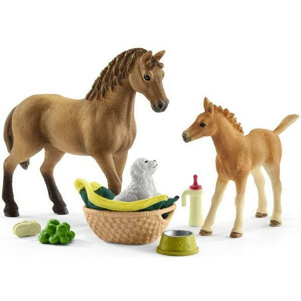 SCHLEICH Babydieren verzorgingsset 42432